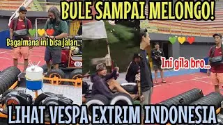 Иностранцы в восторге от экстремальных индонезийских скутеров VESPA.