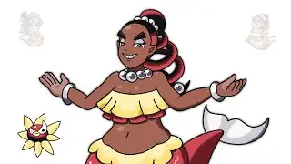 SMW Custom Boss - Sirenis (Mermaid/Siren OC)