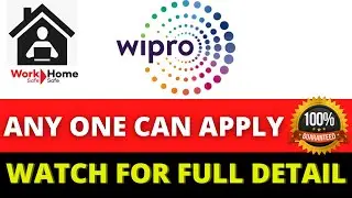 WIPRO | WIPRO JOB | Wipro Off Campus Recruitment 2020 | Wipro Jobs Recruitment For Freshers 2020