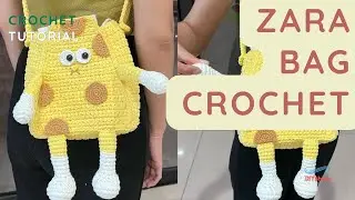 【Урок вязания крючком】Как связать сумку через плечо Zara Same Cheese крючком для начинающих