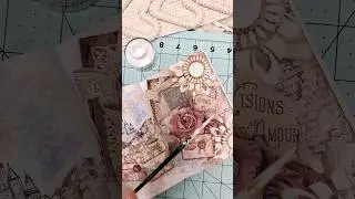 Vintage Castle | Art journal page #scrapbooking #diy #artjournal #art #journal #artjournalling