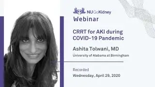 CRRT for AKI during COVID-19 Pandemic