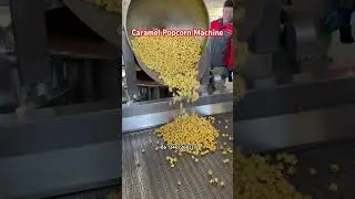 55kg/h Gas Caramel Popcorn Machine | Mushroom Ball Industrial Auto Popcorn Maker #shorts #popcorn