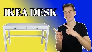 Don't have a lot of space? Check out this IKEA DESK
