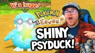CRAZIEST SHINY PSYDUCK REACTION! Pok&eacute;mon: Let's GO, Pikachu & Eevee Shiny Psyduck