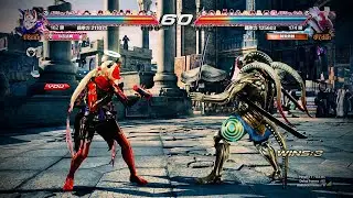 HAYASHI-JUN (Kunimitsu) VS Dark￼shadow￼021288 (Yoshimitsu) &bull; TEKKEN 7 5.01 &bull; PS5