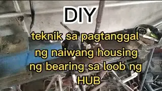 paano magtanggal ng naiwang housing ng bearing sa loob ng hub
