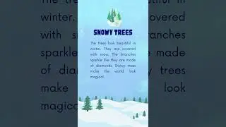 Snowy Trees - Listening and Reading Practice | MiA English