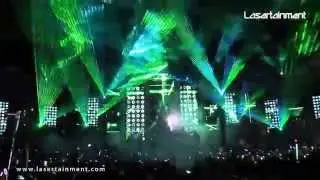 Electric Daisy Carnival (EDC) Las Vegas 2014 laser show by Lasertainment