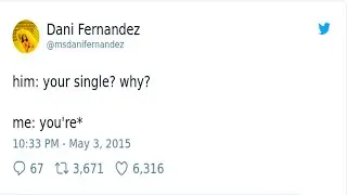 Funny Tweets By Single People - Daily Funny Text