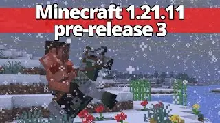 Minecraft 1.21.11 pre-release 3 &ndash; Ajustes a lanza y otros y bugs resueltos