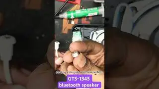 GTS - 1345 bluetooth speaker Repairing | #speaker #music #automobile #smartphone #tech #repair
