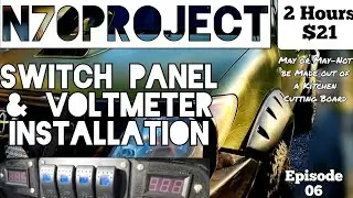 N70 Hilux Build      How to Make and Install Switch Panel and Volt Meter #N70 #Hilux #Build KUN26