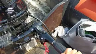 Solar-420K + Suzuki DF9.9BS  замер максимальных оборотов
