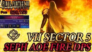 { FF7: Ever Crisis } S+ VH Sector 5 Crisis Dungeon Guide! Sephiroth Clutch as Imperil/Fire DPS!
