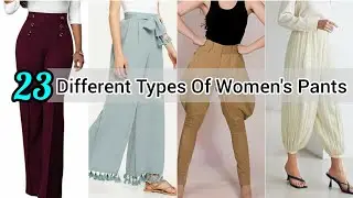 23 Different Types Of Women's Pants with Names|💯🔥Trendy Pants ||#bottom #bottomwearhaul #pantstyle