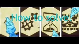 How to solve the puzzle in Town Center Plants in BFN! (DIAMOND GNOME)
