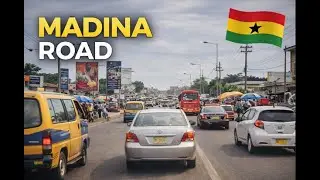 Madina Road, Accra | Everyday City Life Drive