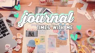 journal with me at my college library 🌱 | august favorites