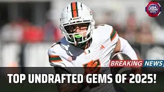 Top Undrafted Free Agents After the 2025 NFL Draft | Hidden Gems to Watch । USA TODAY NEWS