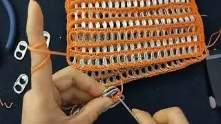 Highlights How to make a crochet soda pop tab bag #diy #crochet #trendy #easy