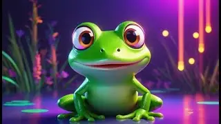 Hoppy Frog Jumps Over the Moon | Fun Kids Song | Nursery Rhymes and Educational Songs