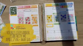 ERIN CONDREN HOURLY PWM | April 25th - May 1st | ft. FernCreekStickers