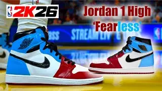 NBA 2K26 Shoe Creator - Jordan 1 High Fearless