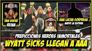 PREDICCIONES HEROES INMORTALES 2025 Nueva Reina | Aparecen Wyatt Sicks | Sorpresas inesperadas