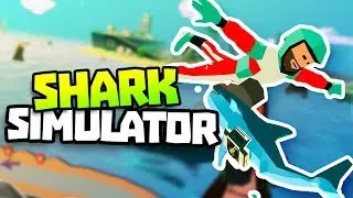 АКУЛА КАТАЕТСЯ НА АМЕРИКАНСКИХ ГОРКАХ - Игра Shark Simulator - Новое обновление для Shark Sim