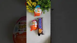 SNICKERS Chocolate or kinder Joy popsicle #shorts #youtubeshorts #viralvideo