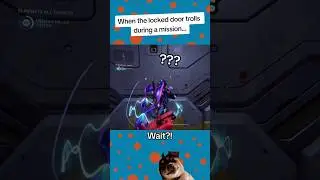 Locked doors in Warframe can apparently troll you... #warframe #warframebug #warframegame #gaming