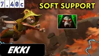 Ekkie Hoodwink Soft Support - Dota 2 Patch 7.40c Pro Player Gameplay