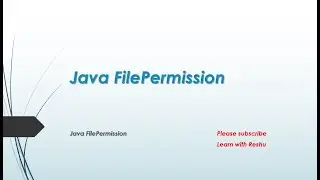 Set File permissions in java / core java tutorial