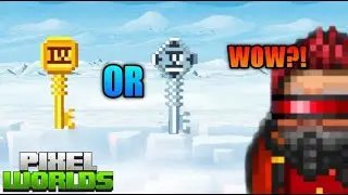 GOLD KEYS OR PLATINUM KEYS? |  BEST KEY TO USE IN MINES - (PART 2)  | PIXELWORLDS