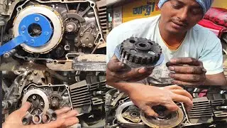 HERO HONDA OLD MODEL PASSION CLUTCH PLATE PRESSURE PLATE PROBLEM HAR EK EK PROCESS KIT INSTALL #RAUF