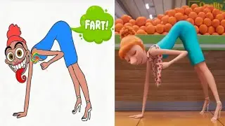 Despicable Me 4 | Funny Drawing Meme | Gru & Maxine Sing Everybody Wants to Rule funny drawing meme 