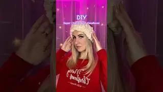 DIY Super Chunky Knit Headband ❄️ #handmade #shortvideo #craft