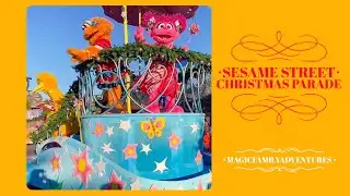 Sesame Street Christmas Parade at Sesame Place, San Diego 2022 ￼