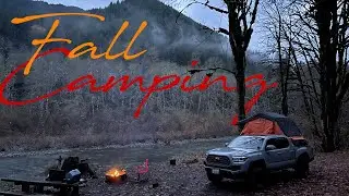 FALL CAMPING IN THE PACIFIC NORTHWEST || Olympic National Forest || Tacoma TRD OffRoad