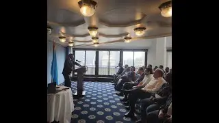 Julien Paluku à Washington devant la presse Americaine au National press club. AGOA-2024 USA