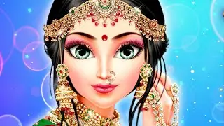 Wedding Spa Salon Girls Game | Dress up make up wedding | Barbie Dress up game #shorts