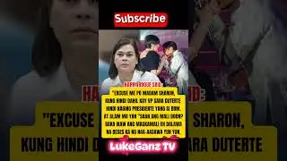 HARRY ROQUE: DUMEPENSA KAY VP SARA! ❤️ #love#highlights#news#viral#beautiful#today