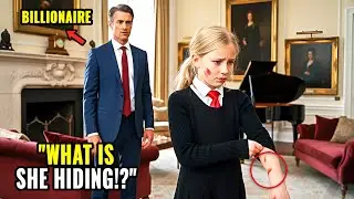 Billionaire Noticed His Maid’s Daughter Hiding Bruises—What He Discovered Broke His Heart