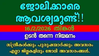 കാത്തിരുന്ന ജോലി അവസരങ്ങൾ| KERALA JOB VACANCY| MALAYALAM JOB VACANCY| TODAY JOB VACANCY|ജോലി ഒഴിവുകൾ