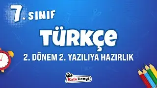 7. Sınıf Türkçe Yazılı Çalışması - 2. Dönem 2. Yazılı 📖