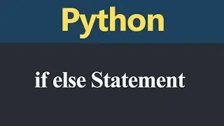 if else Statement in Python (Hindi)