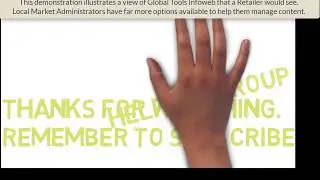 Global Toools Infoweb - Retailer View Demonstration