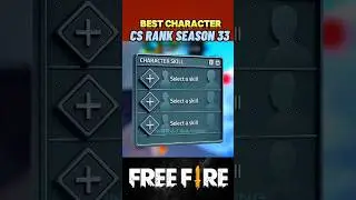 BEST CHARACTER COMBINATION NEW CS RANK 33 SEASON IN FREE FIRE #shorts #shortsfeed #shortsvideo #ff