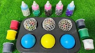 Satisfying Video I How to make Glossy Lolipops in to Heart Pool AND Rainbow Painted Cutting ASMR